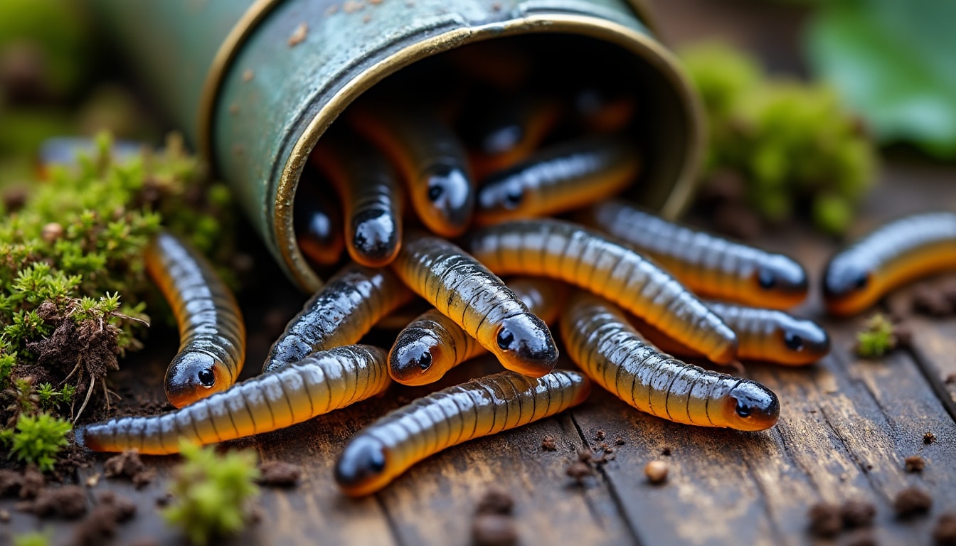 Asticots, vers et pinkies : les appâts vivants et leur conservation