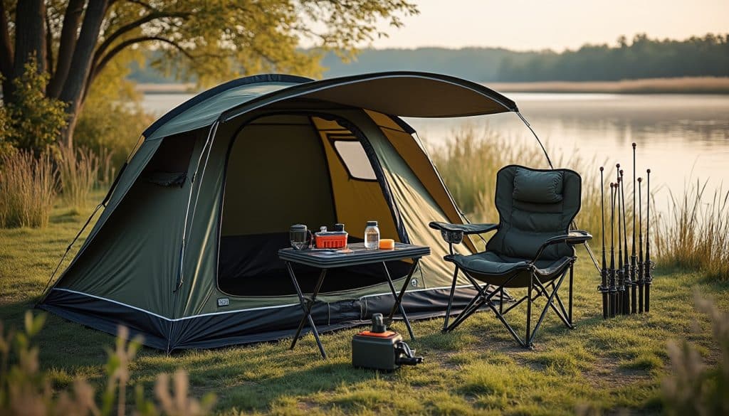 Bivouac et confort en session carpe : l&rsquo;équipement utile