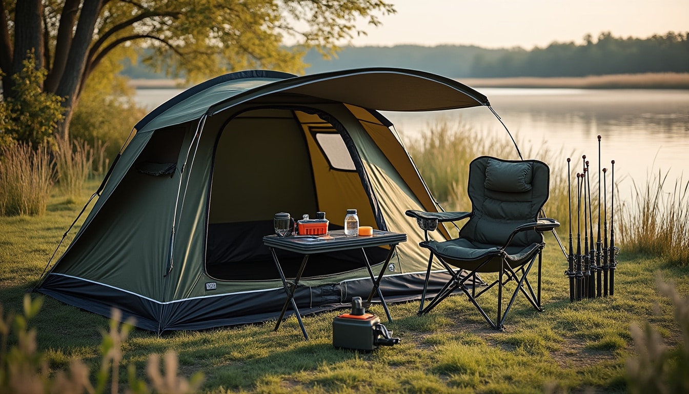 Bivouac et confort en session carpe : l&rsquo;équipement utile