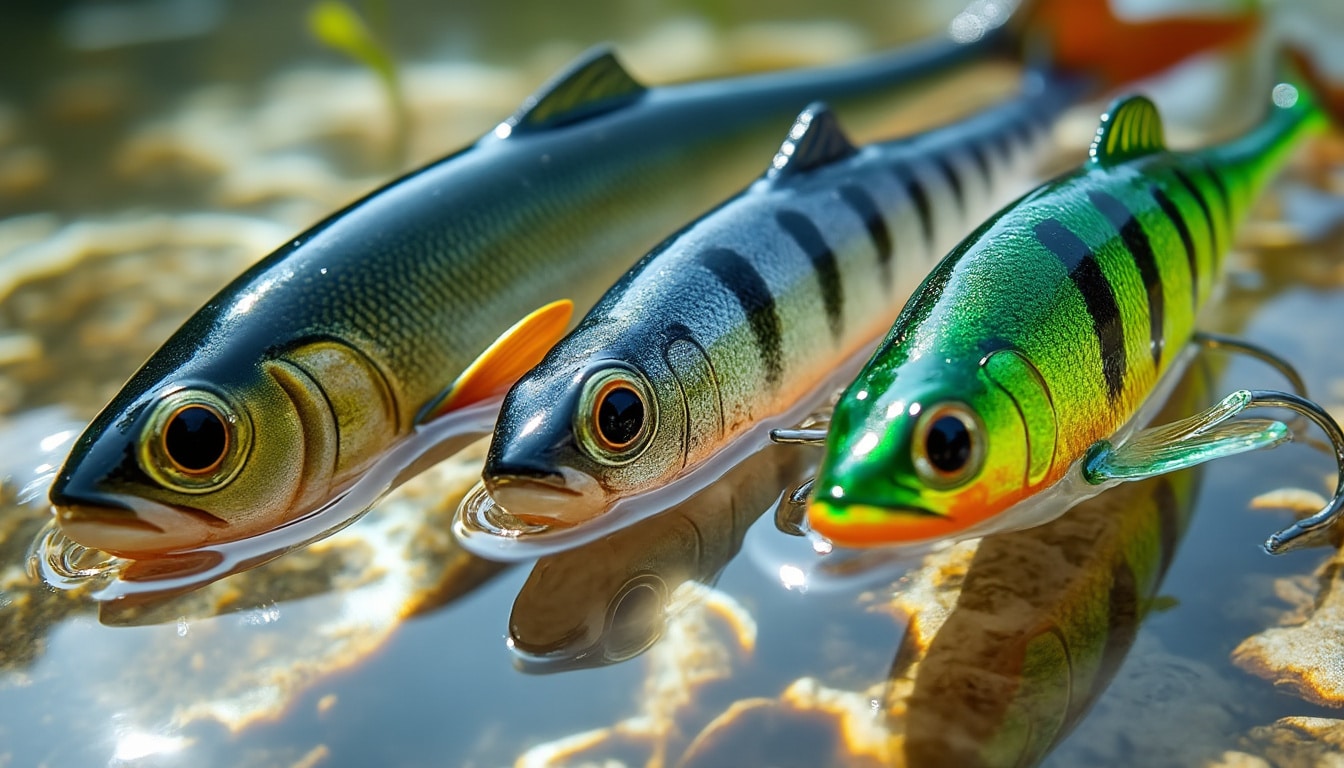 Leurres souples : shad, finesse et créature