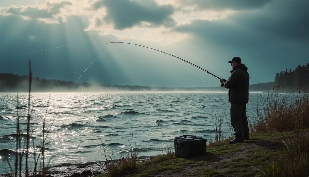 Météo et pêche : pression, vent et luminosité