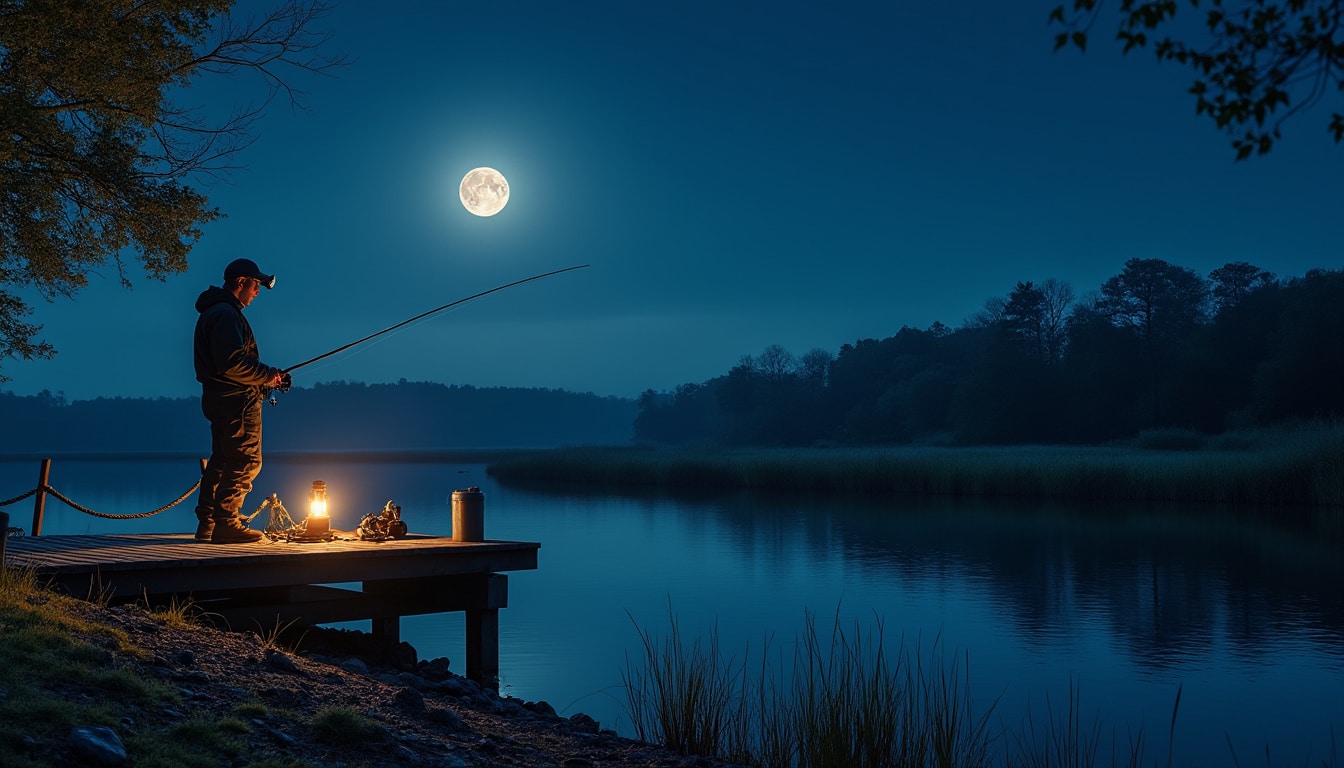 Pêche de nuit : ce qui est autorisé et où