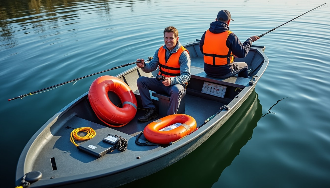 Pêche en bateau : la sécurité avant tout